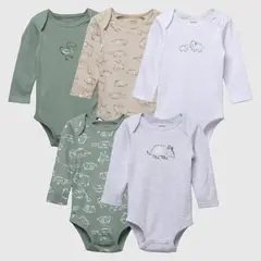 YAMP - Bodies Bebé niño Pack de 5 unidades Algodón