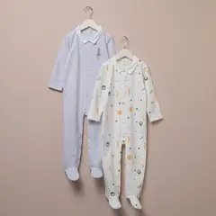 YAMP - Pijama para Bebé niño Pack de 2 unidades de Algodón
