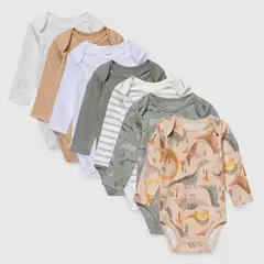 YAMP - Bodies Bebé niño Pack de 7 unidades Algodón