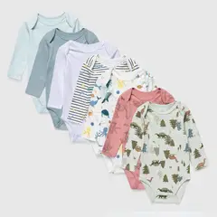 YAMP - Bodies Bebé niño Pack de 7 unidades Algodón