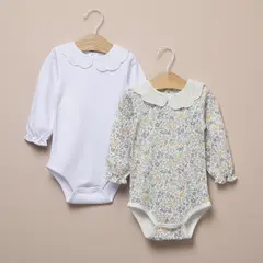 YAMP - Bodies Bebé niña Pack de 2 unidades Algodón
