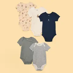 YAMP - Bodies Bebé niño Pack de 5 unidades  Algodón
