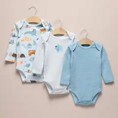 YAMP - Bodie Para Bebé niño Pack de 3 unidades Algodón