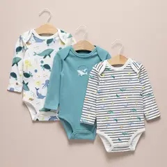 YAMP - Bodie Para Bebé niño Pack de 3 unidades Algodón