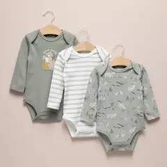 YAMP - Bodie Para Bebé niño Pack de 3 unidades Algodón