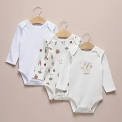 YAMP - Bodie Para Bebé niño Pack de 3 unidades Algodón