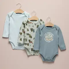 YAMP - Bodie Para Bebé niño Pack de 3 unidades Algodón