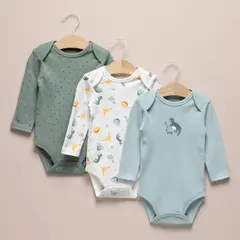YAMP - Bodie Para Bebé niño Pack de 3 unidades Algodón
