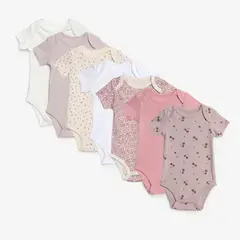 YAMP - Bodies Bebé niña Pack de 7 unidades  Algodón
