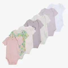 YAMP - Bodies Bebé niña Pack de 7 unidades  Algodón