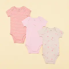 YAMP - Bodies Bebé niña Pack de 3 unidades  Algodón