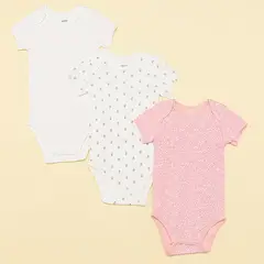 YAMP - Bodies Bebé niña Pack de 3 unidades  Algodón