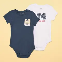 YAMP - Bodies Bebé niño Pack de 2 unidades  Algodón