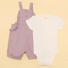YAMP - Sets Enterizo + Body manga corta para Bebé niña en Algodón