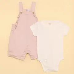 YAMP - Sets Enterizo + Body manga corta para Bebé niña en Algodón