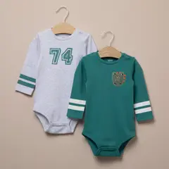 YAMP - Bodies Bebé niño Pack de 2 unidades Algodón