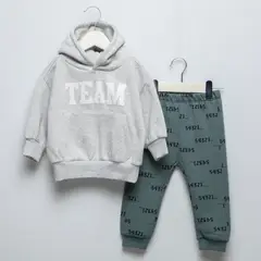 YAMP - Sets Saco con capucha + Jogger para Bebé niño en Algodón