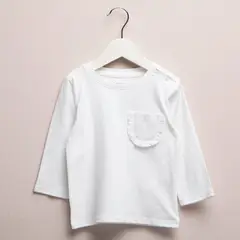 YAMP - Camiseta Bebé niña Manga larga Algodón