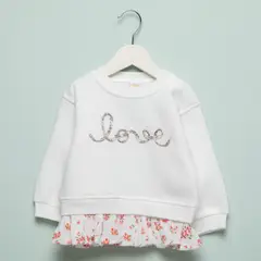 YAMP - Saco Bebé niña Bordado Algodón
