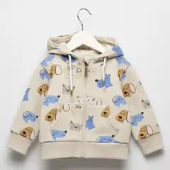 YAMP - Saco Bebé niño con Estampado Con capucha Algodón