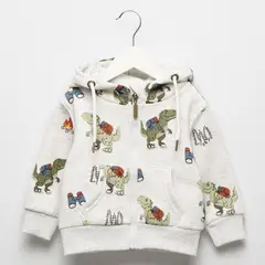 YAMP - Saco Bebé niño con Estampado Con capucha Algodón
