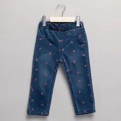 YAMP - Pantalón Bebé niña Cintura elásticada  Algodón