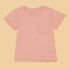 YAMP - Camiseta Bebé niña Manga corta Algodón