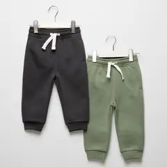 YAMP - Jogger Bebé niño Pack de 2 unidades con Cintura elásticada Algodón