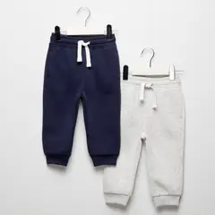 YAMP - Jogger Bebé niño Pack de 2 unidades con Cintura elásticada Algodón