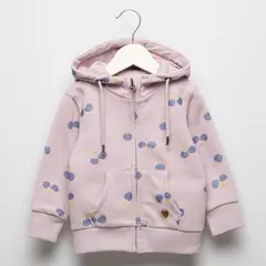 YAMP - Saco Bebé niña con Estampado Con capucha Algodón