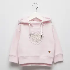 YAMP - Saco Bebé niña con Estampado Con capucha Algodón