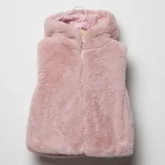 YAMP - Chaleco Con capucha para Bebé niña Acolchado