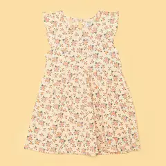 YAMP - Vestido Bebé niña Manga corta Algodón