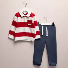 YAMP - Sets Saco manga larga + Jogger para Bebé niño en Algodón