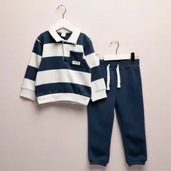 YAMP - Sets Saco manga larga + Jogger para Bebé niño en Algodón
