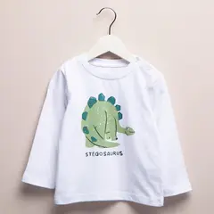 YAMP - Camiseta Bebé niño Manga larga Algodón