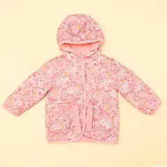 YAMP - Chaqueta Bebé niña Flores Con capucha