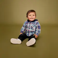 YAMP - Camisa Bebé niño Con capucha Manga larga Algodón