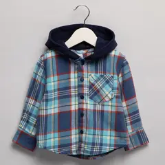 YAMP - Camisa Bebé niño Con capucha Manga larga Algodón
