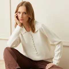 BASEMENT - Saco Mujer Tejido