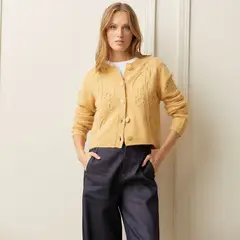 BASEMENT - Cardigan Mujer con Bordado