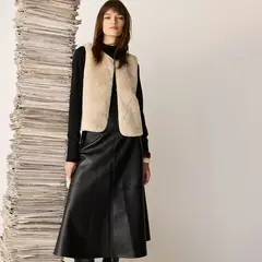 BASEMENT - Chaleco Mujer Ovejera