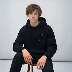 FEDERATION - Saco Niño con Logo Con capucha Algodón