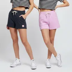 ELV - Short para Niña Pack de 2 unidades Cintura elásticada de Algodón