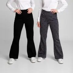 ELV - Leggings Niña Pack de 2 unidades Cintura elásticada Algodón