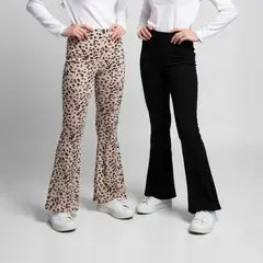 ELV - Leggings Niña Pack de 2 unidades Cintura elásticada Algodón