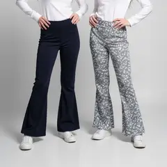 ELV - Leggings Niña Pack de 2 unidades Cintura elásticada Algodón