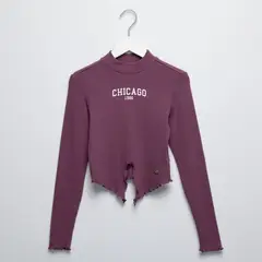 ELV - Camiseta Niña con Estampado  Manga larga