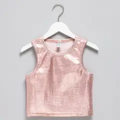 ELV - Camiseta Niña Brillante Algodón