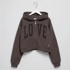 ELV - Saco Niña con Estampado Con capucha Algodón